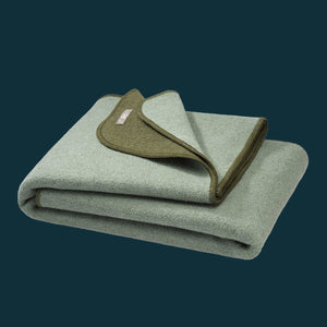 Double Faced Boiled Wool Blanket Organic Merino (XL 200x135cm)