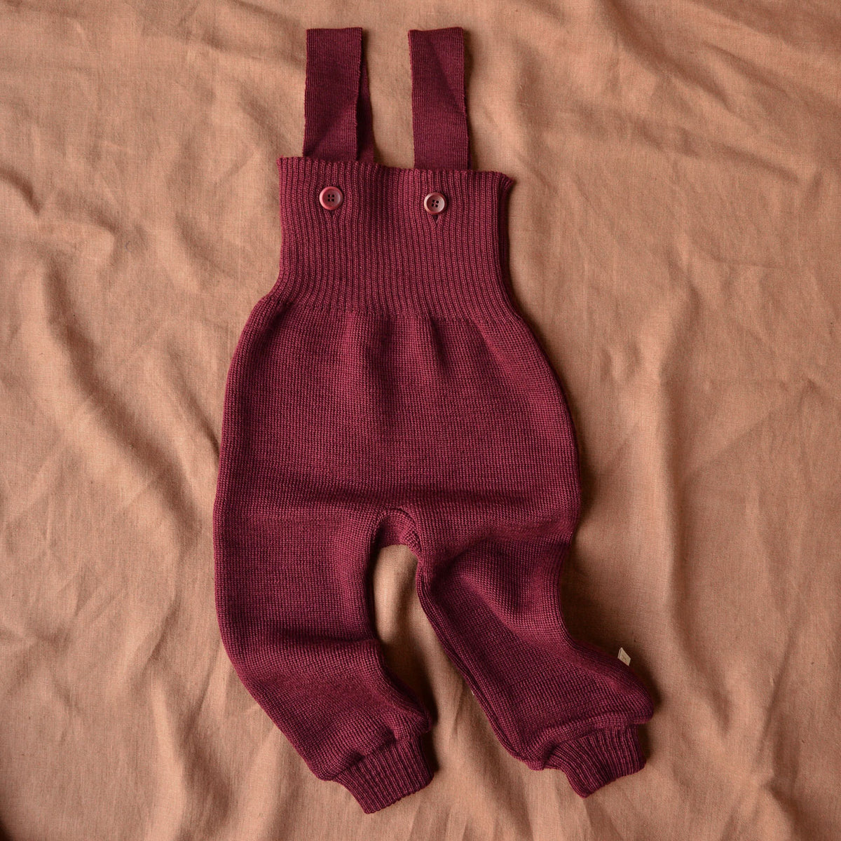 Knitted Dungarees - Organic Merino Wool (3m-4y)