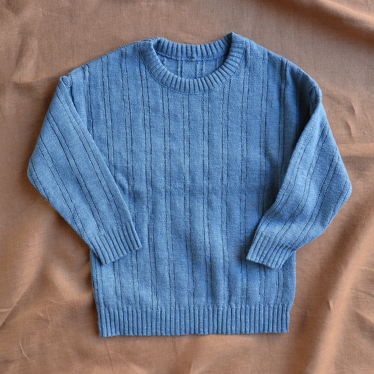 Kids Knitted Summer Sweater - Organic Linen/Cotton (0-10y)