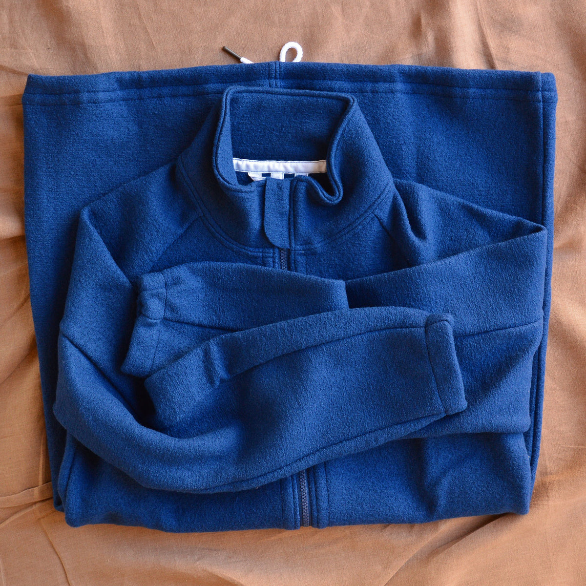 Women's Boiled Wool Coat - Navy (S-L)