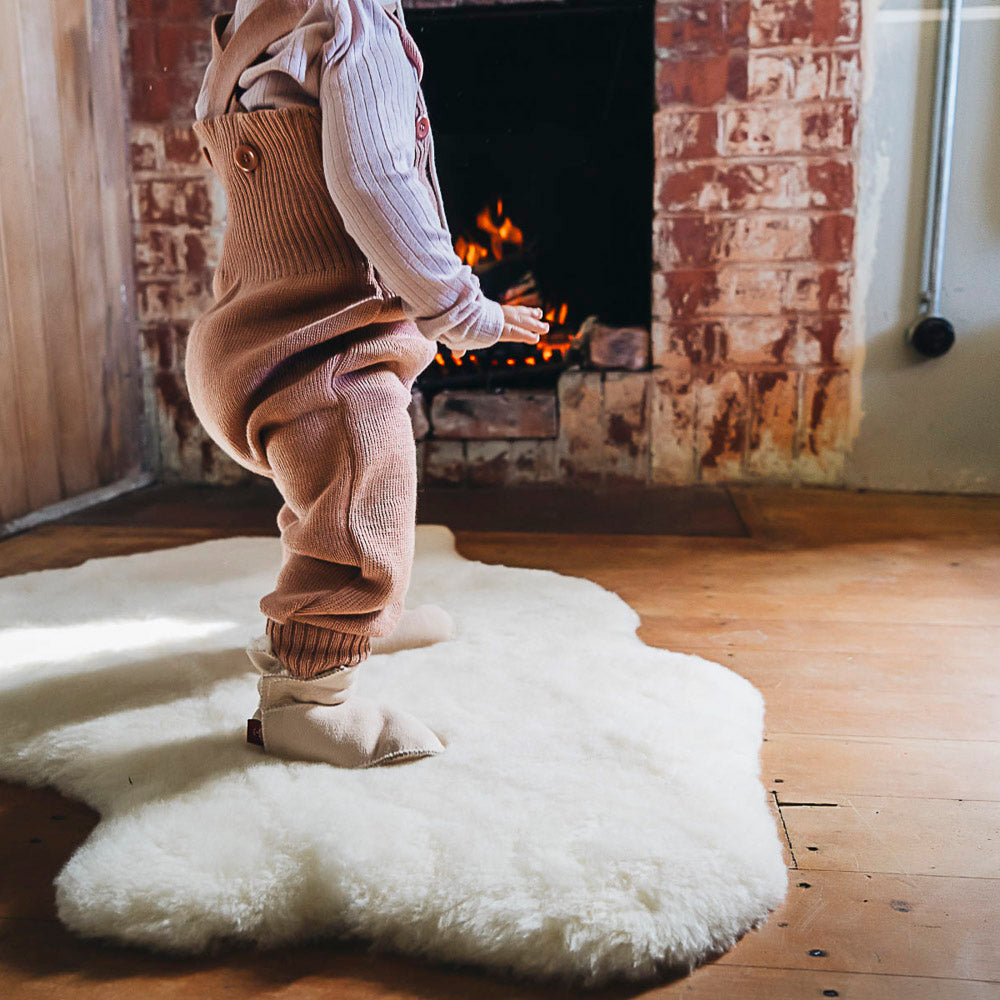 Knitted Dungarees - Organic Merino Wool (3m-4y)