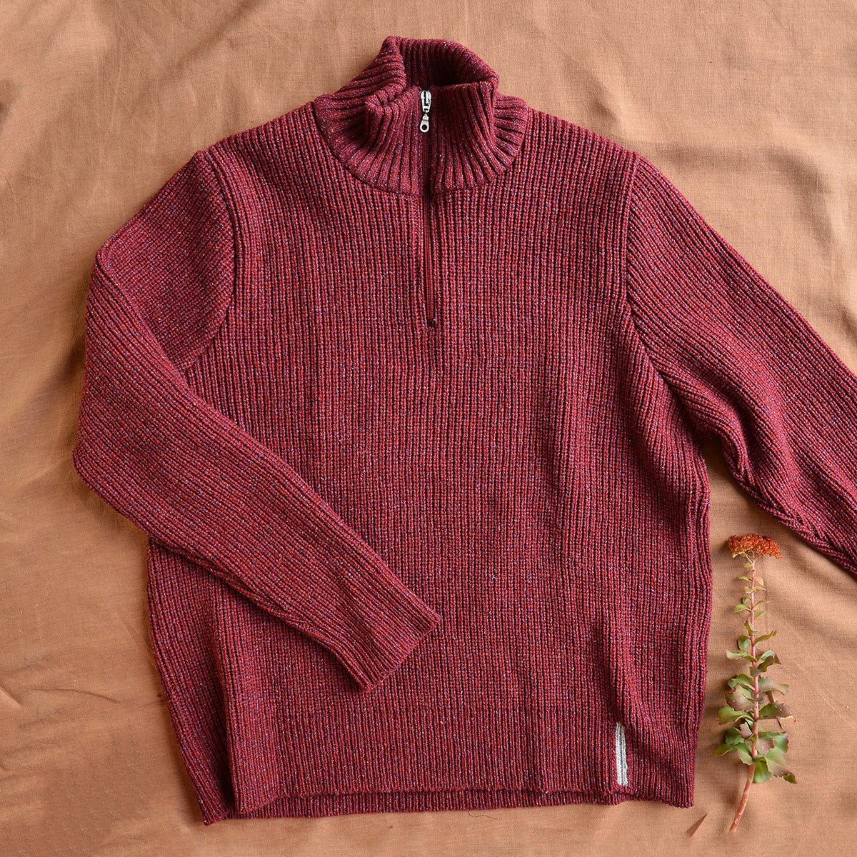 Men's Re-Knit Sweater - Recycled Organic Merino/Silk (S-XL)