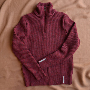 Women's Rib Knit Sweater - Recycled Organic Merino/Silk (XS-L)