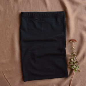 Women's Tube Skirt - 100% Organic Merino - Schwartz *Limited edition