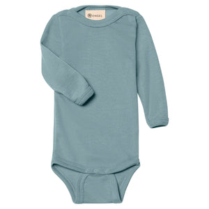 Baby Bodysuit Long Sleeve - Organic Merino/Silk (0-3yrs)