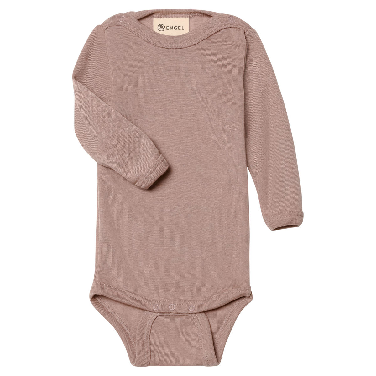 Baby Bodysuit Long Sleeve - Organic Merino/Silk (0-3yrs)