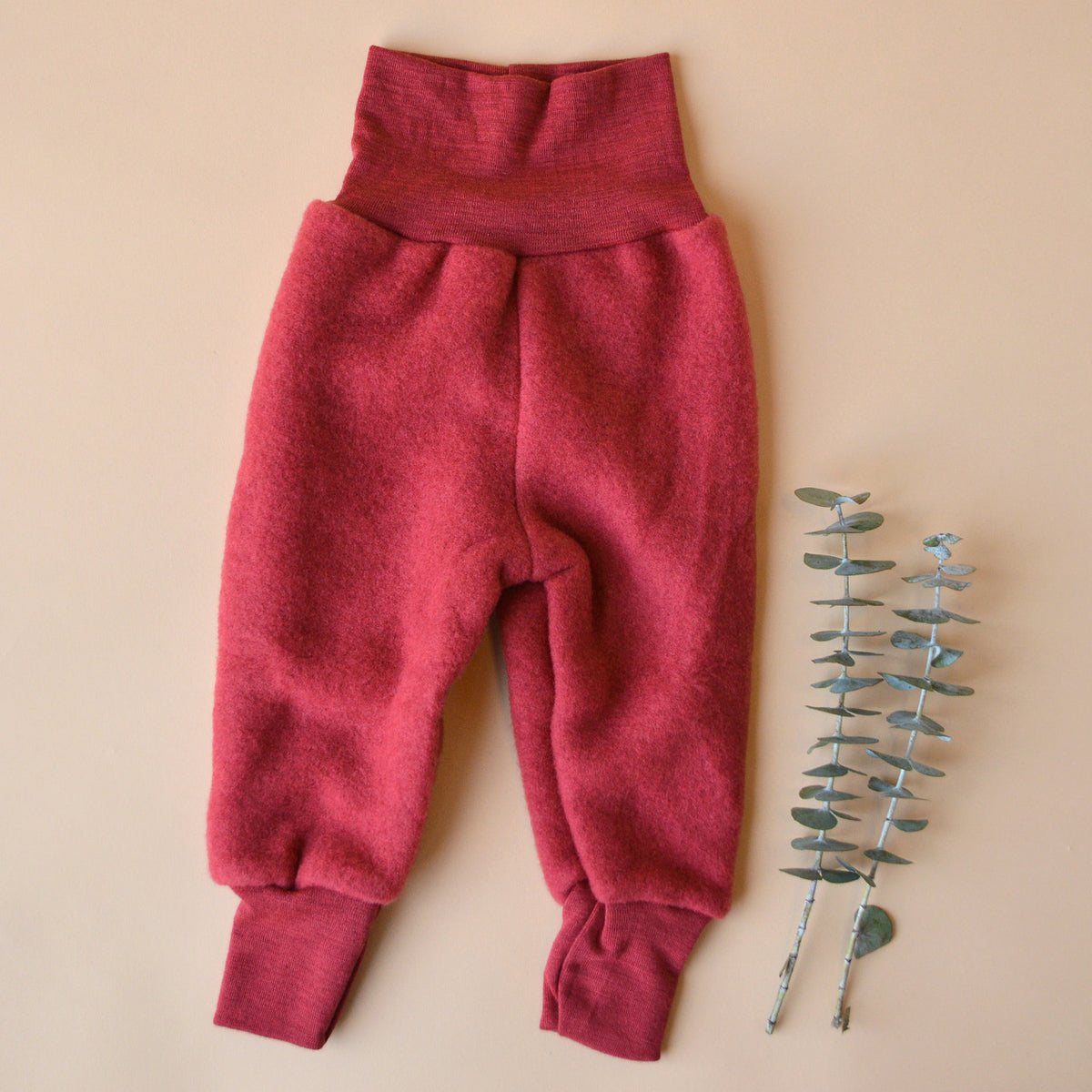 Baby Pants - 100% Organic Wool Fleece (0-24m)