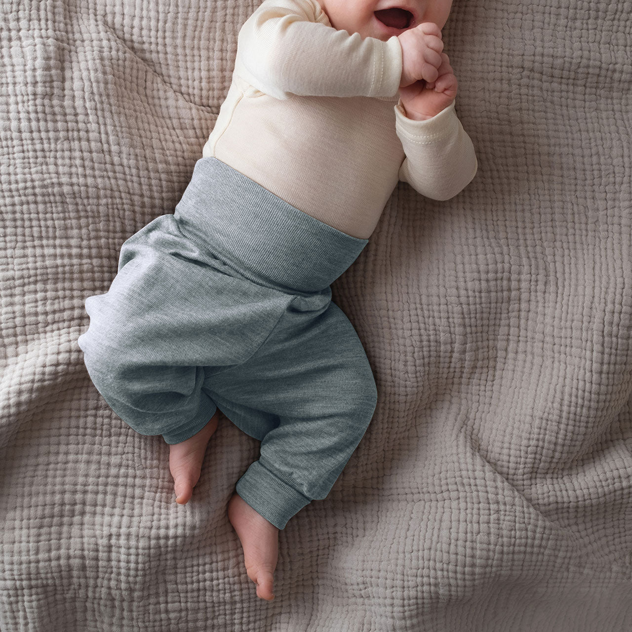 Baby Pants - Organic Wool/Silk (0-2yrs)