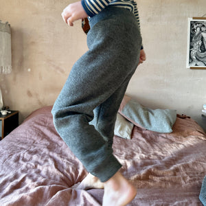 Boiled Merino Wool Pants - Lava Grey (1-6y) *Retired colour