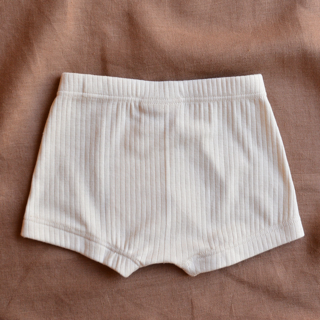 Boys Boxer Briefs - 100% Organic Cotton - Natural (5-12y)