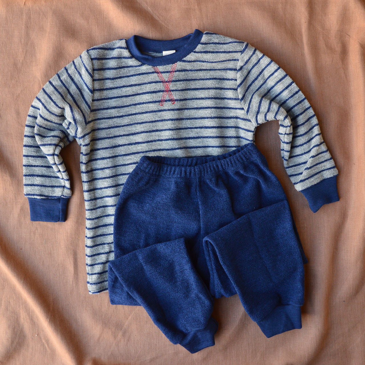 Child's Super Deluxe PJ SET - 100% Organic Merino French Terry (1-12y)