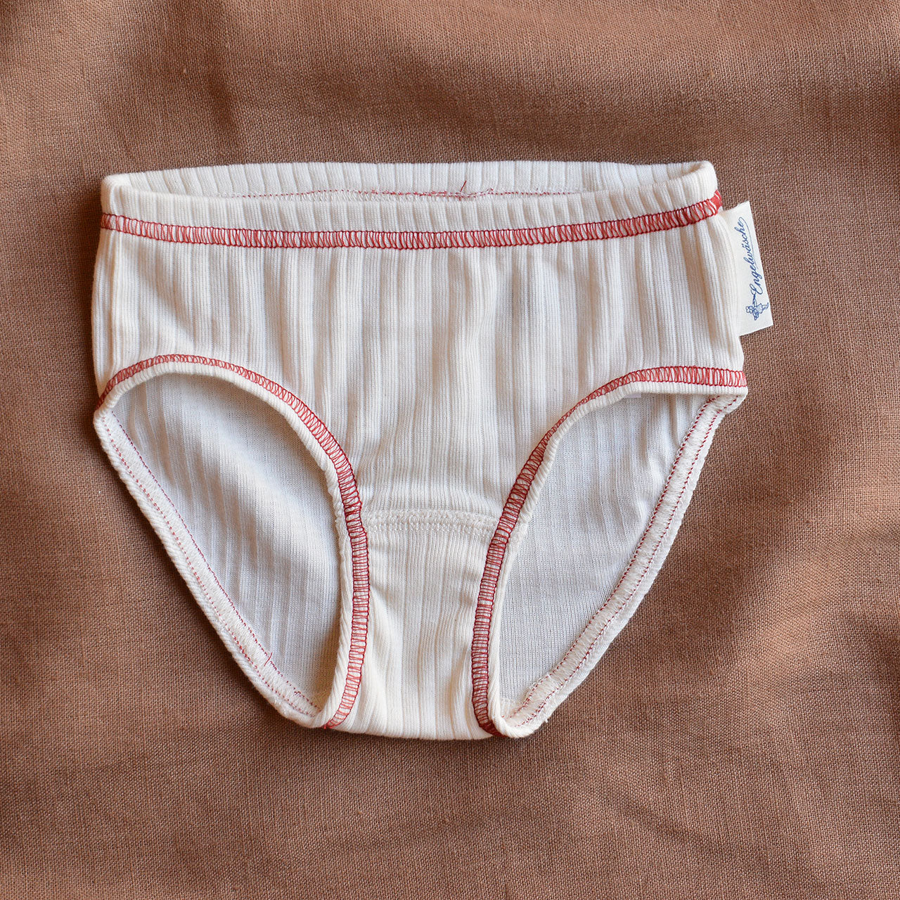 Girls Undies - 100% Organic Cotton - Natural (3-12y)