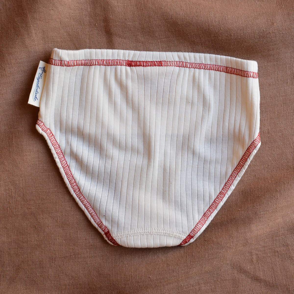 Girls Undies - 100% Organic Cotton - Natural (3-12y)