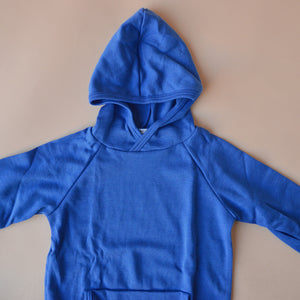 Kids Hoody in Organic Merino Wool/Silk (5-8y) *Last ones