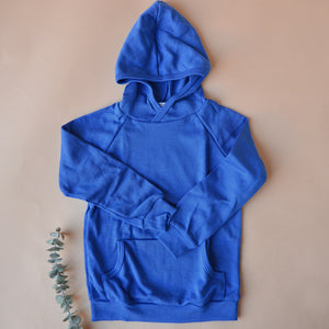 Kids Hoody in Organic Merino Wool/Silk (5-8y) *Last ones