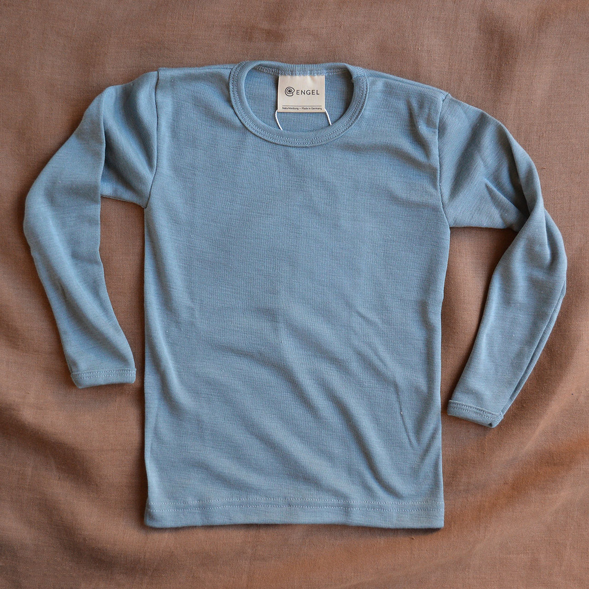 Child's Long Sleeve Top - Organic Merino/Silk (1-14y)