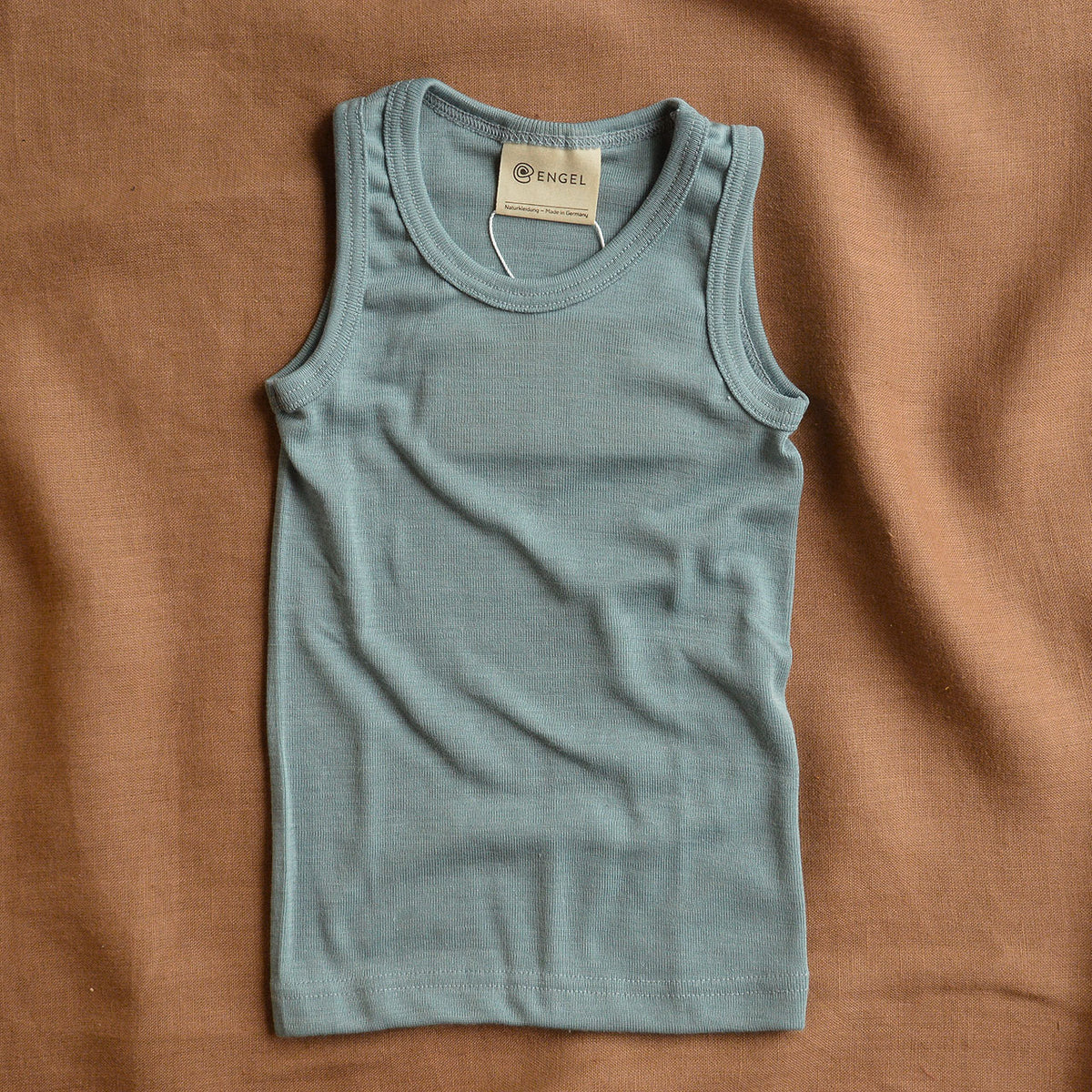 Child's Sleeveless Vest - Organic Merino/Silk (1-14y)