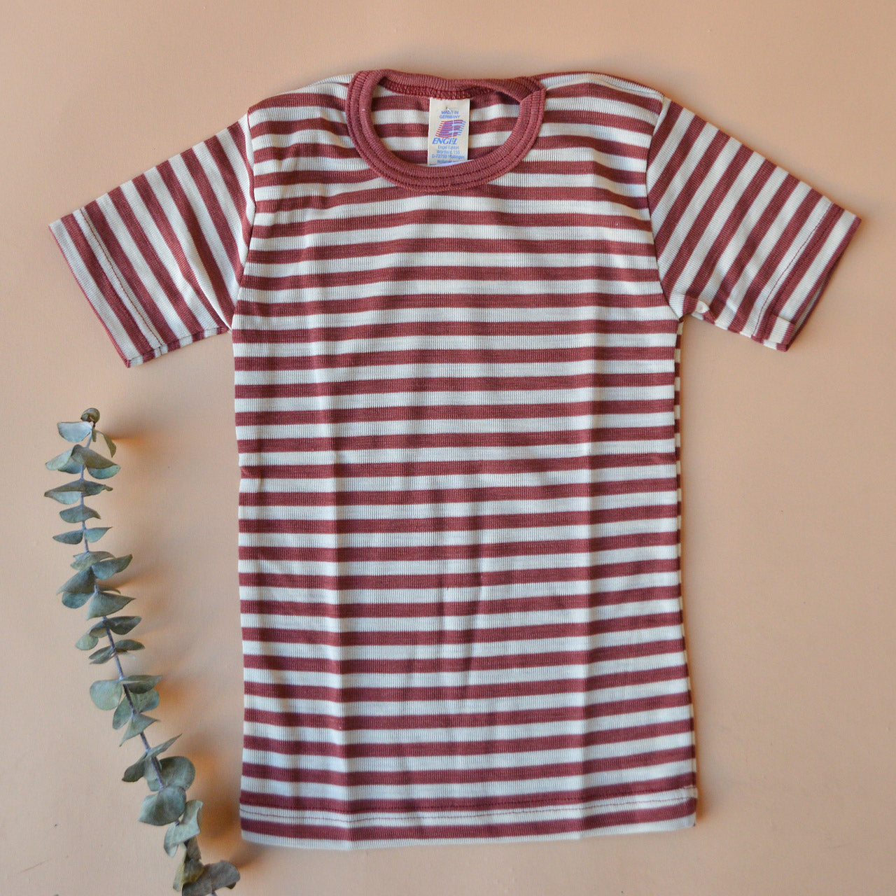 Child's Organic Merino/Silk T-Shirt - Stripes (3-10y) *Limited Edition