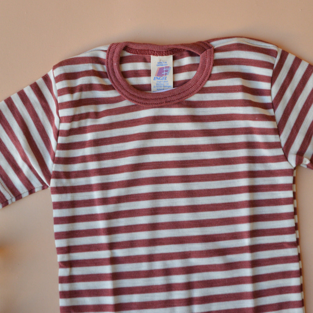Child's Organic Merino/Silk T-Shirt - Stripes (3-10y) *Limited Edition