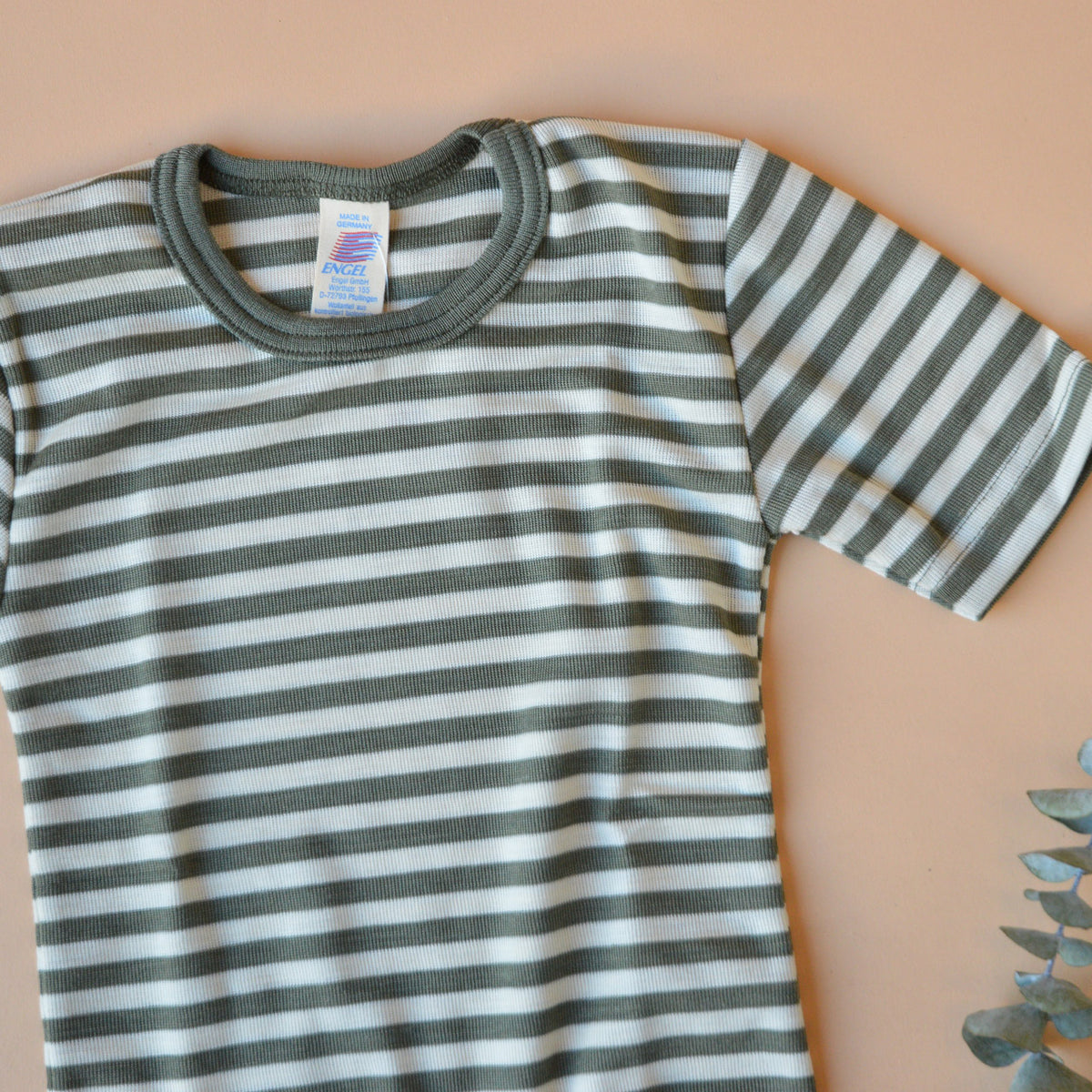 Child's Organic Merino/Silk T-Shirt - Stripes (3-10y) *Limited Edition
