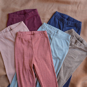 Child's Leggings - Organic Wool/Silk (1-14y)