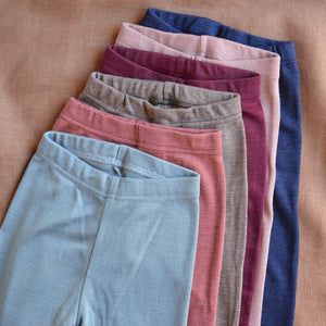 Child's Leggings - Organic Wool/Silk (1-14y)
