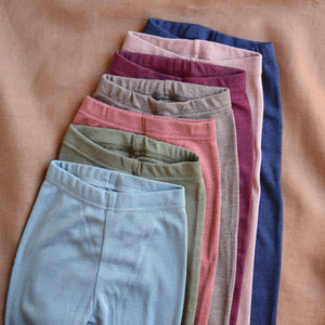 Child's Leggings - Organic Wool/Silk (1-14y)