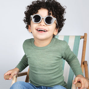 Child's Long Sleeve Top - 100% Organic Merino (3-10y)