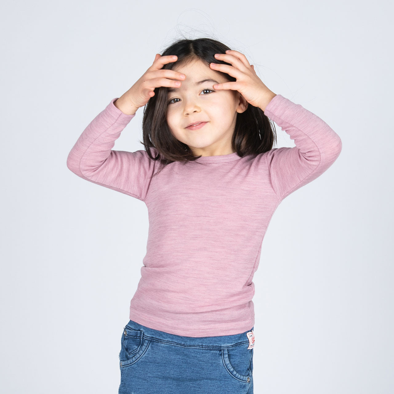 Child's Long Sleeve Top - 100% Organic Merino (3-10y)