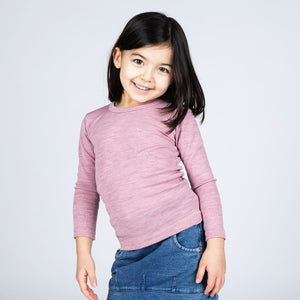 Child's Long Sleeve Top - 100% Organic Merino (3-10y)