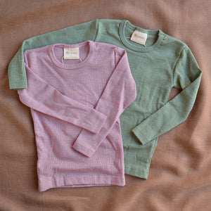 Child's Long Sleeve Top - 100% Organic Merino (3-10y)