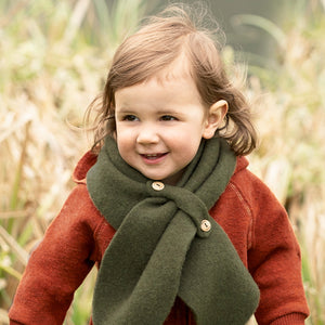 Child's Crossover Scarf in 100% Merino Wool Fleece
