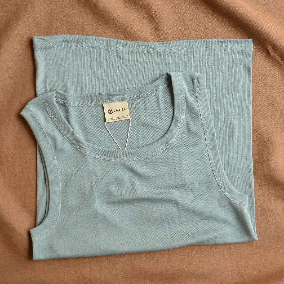 Men's Organic Wool/Silk Sleeveless Vest