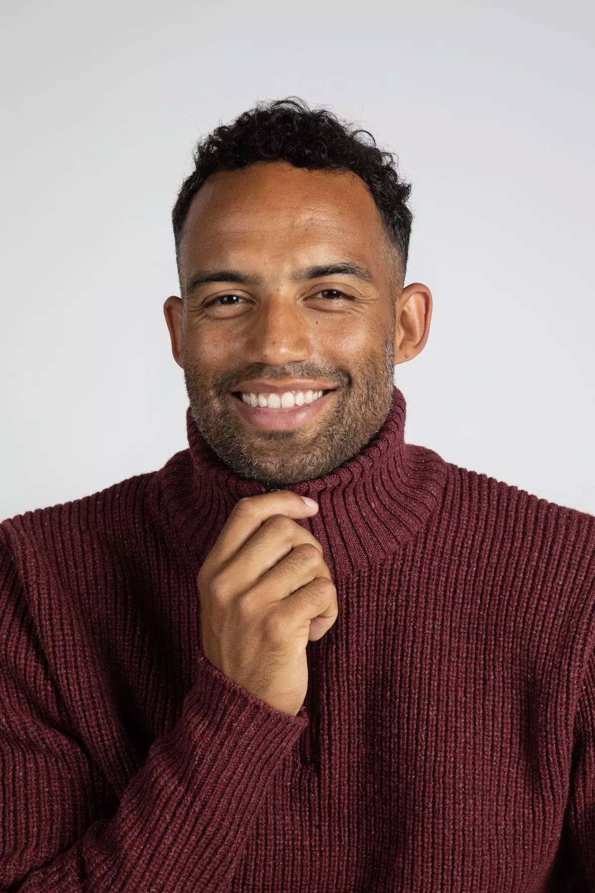 Men's Re-Knit Sweater - Recycled Organic Merino/Silk (S-XL)