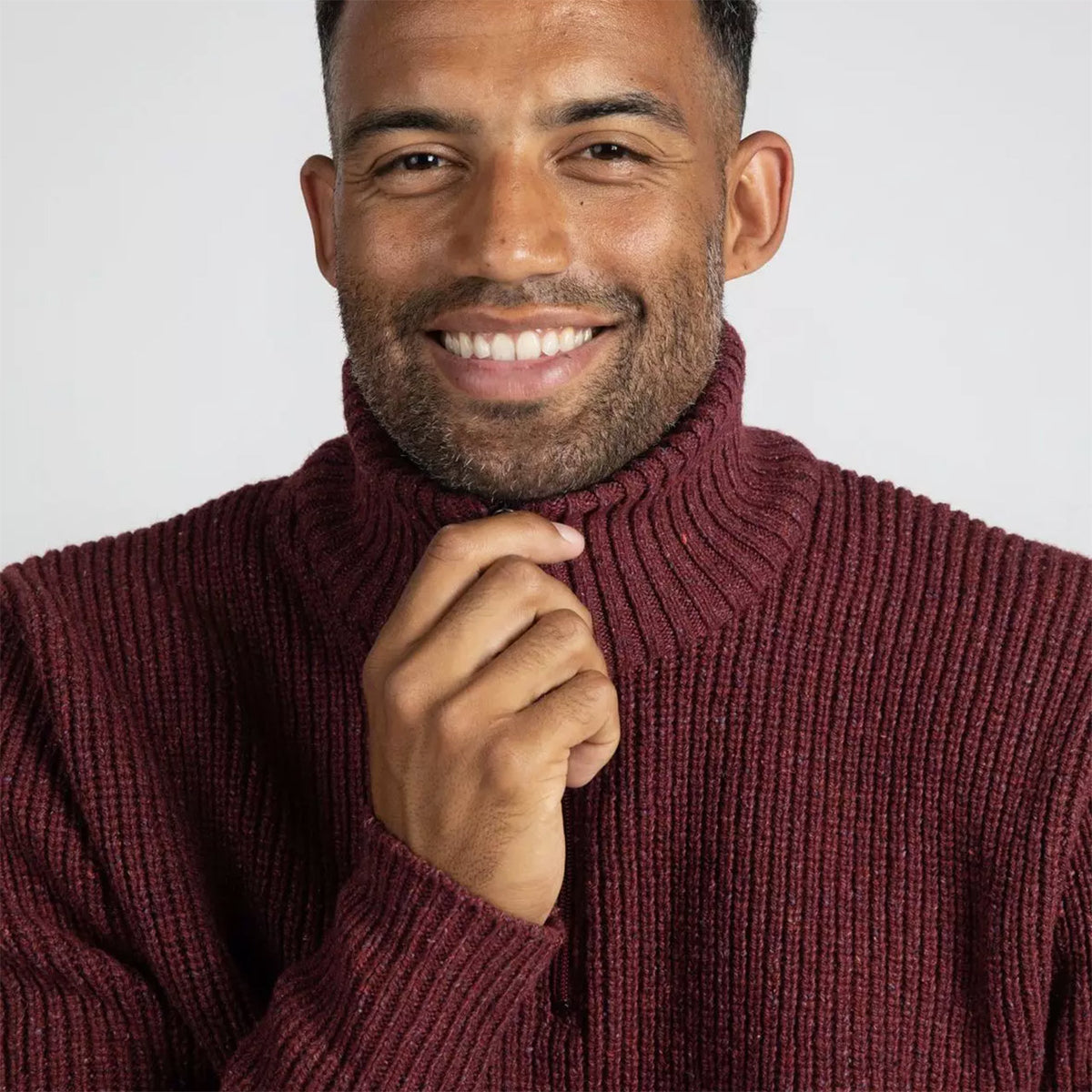 Men's Re-Knit Sweater - Recycled Organic Merino/Silk (S-XL)