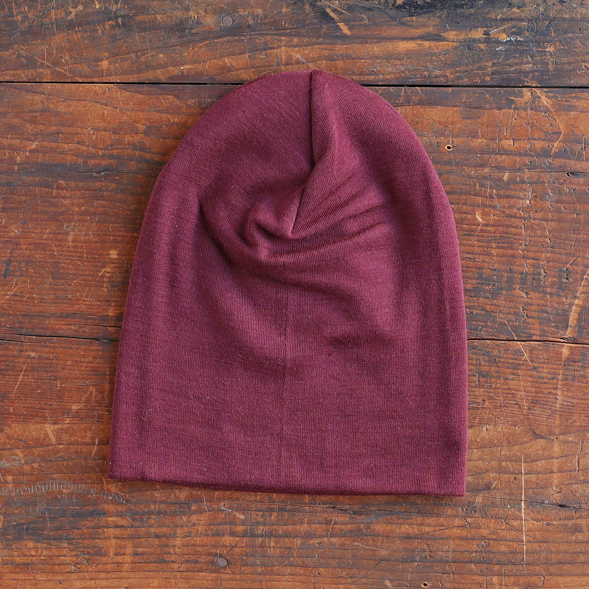 Adults Beanie - Organic Merino/Silk