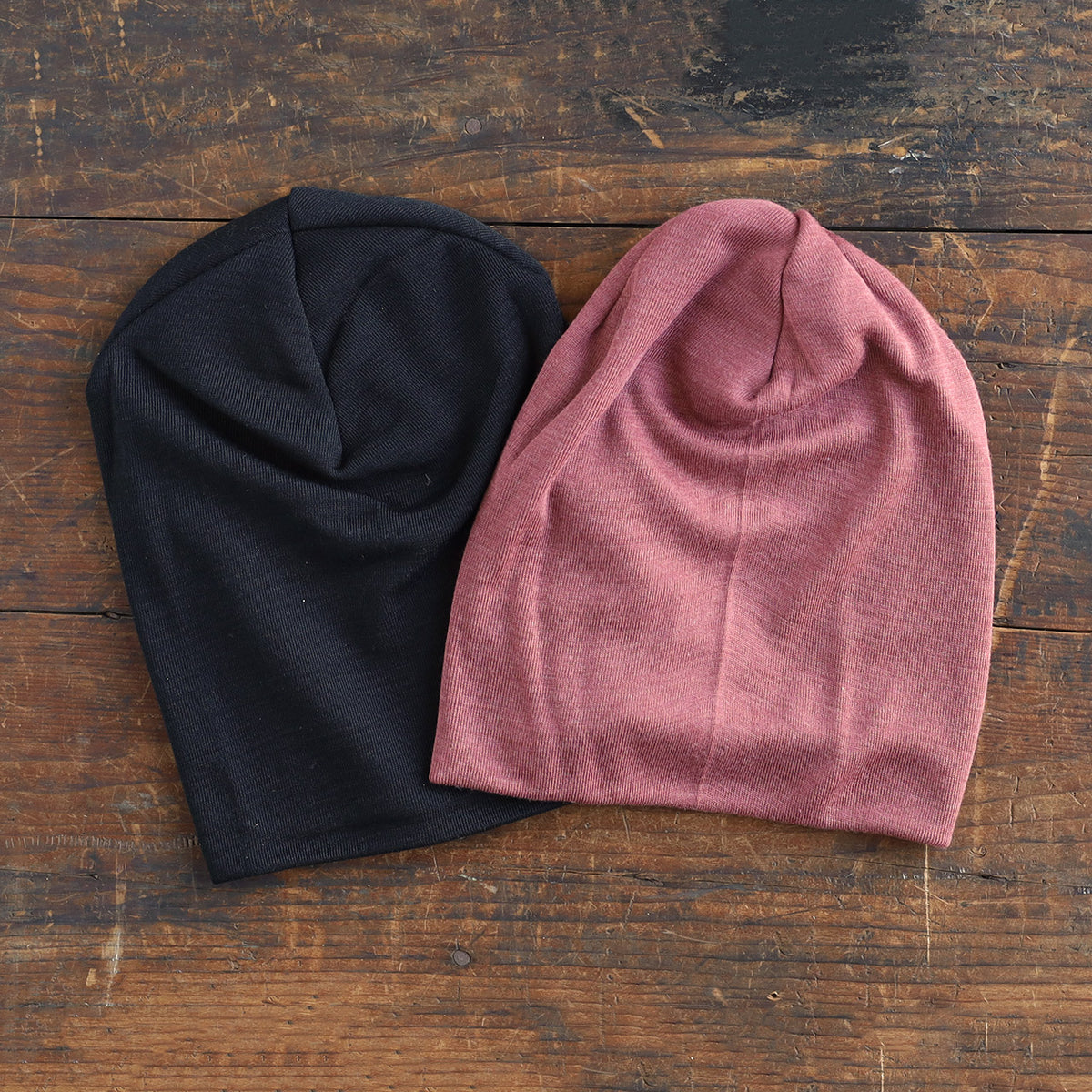 Adults Beanie - Organic Merino/Silk