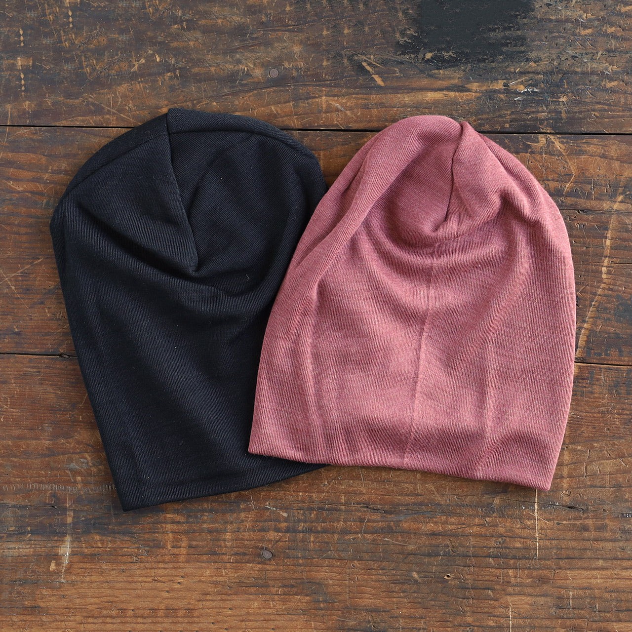 Adults Beanie - Organic Merino/Silk