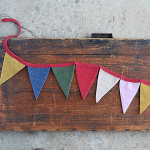 Bunting in 100% Organic Wool Fleece
