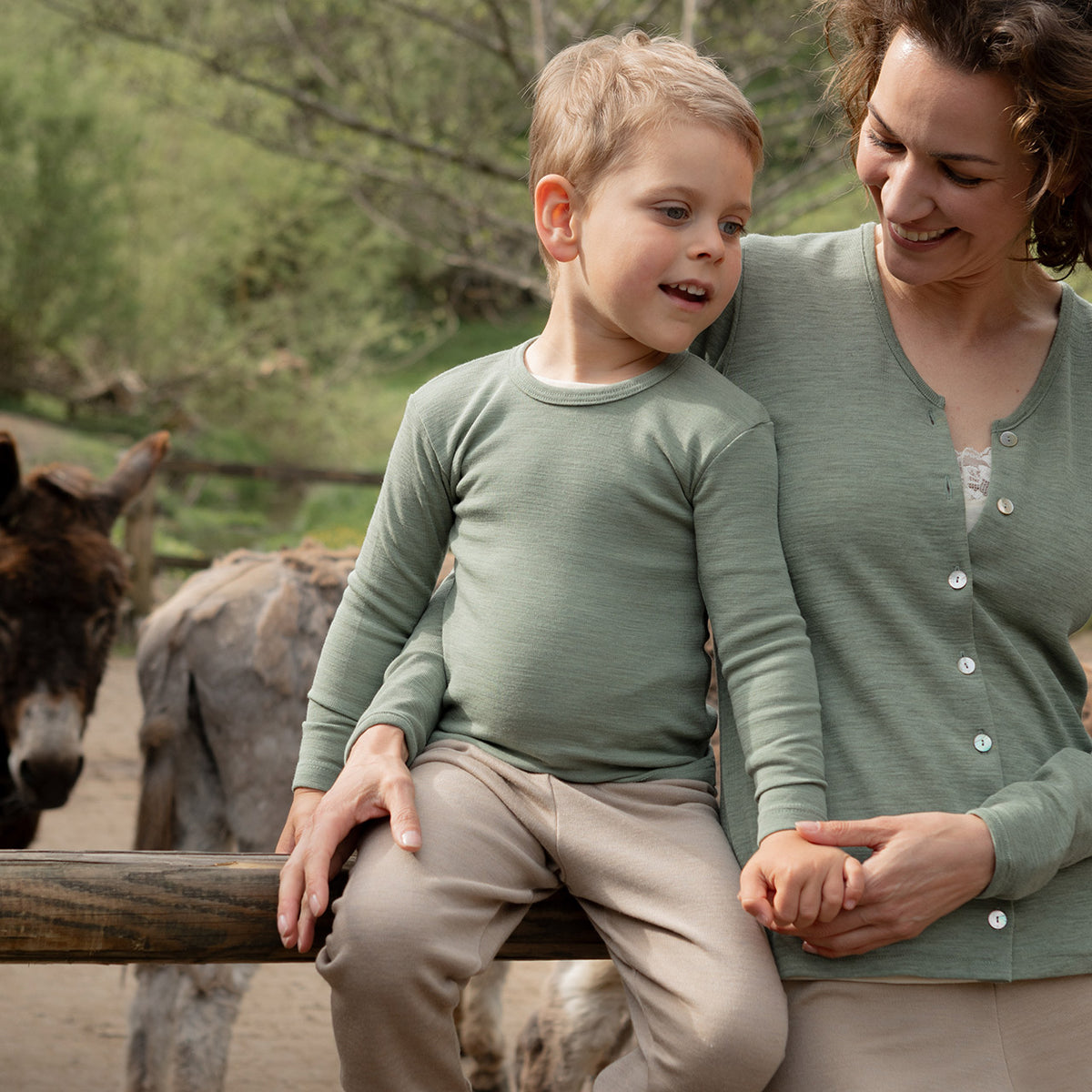 Child's Long Sleeve Top - 100% Organic Merino (3-10y)