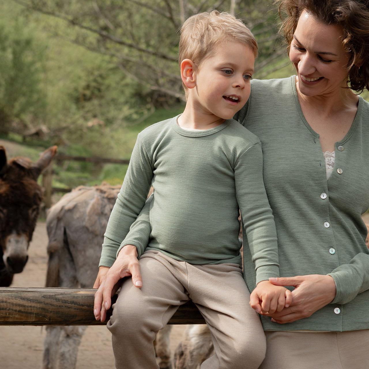 Child's Long Sleeve Top - 100% Organic Merino (3-10y)