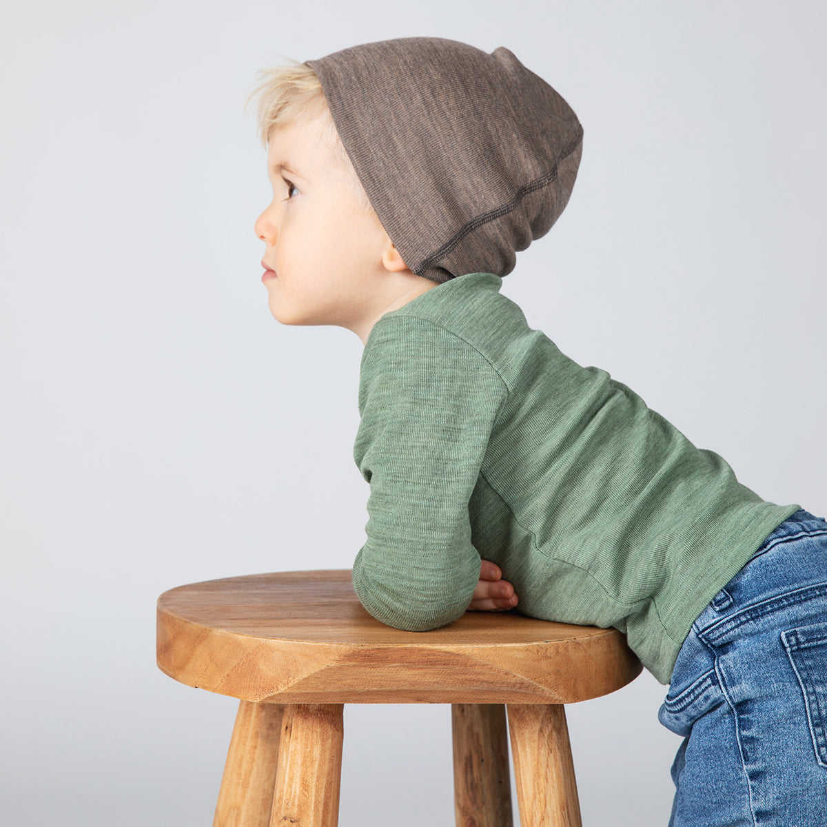 Child's Long Sleeve Top - 100% Organic Merino (3-10y)