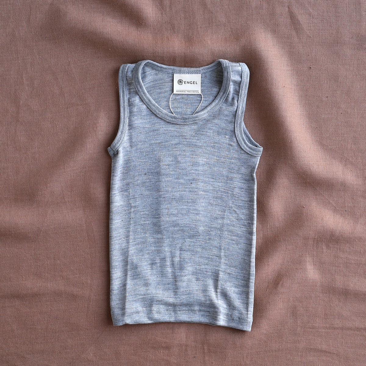 Child's Sleeveless Vest - Organic Merino/Silk (1-14y)