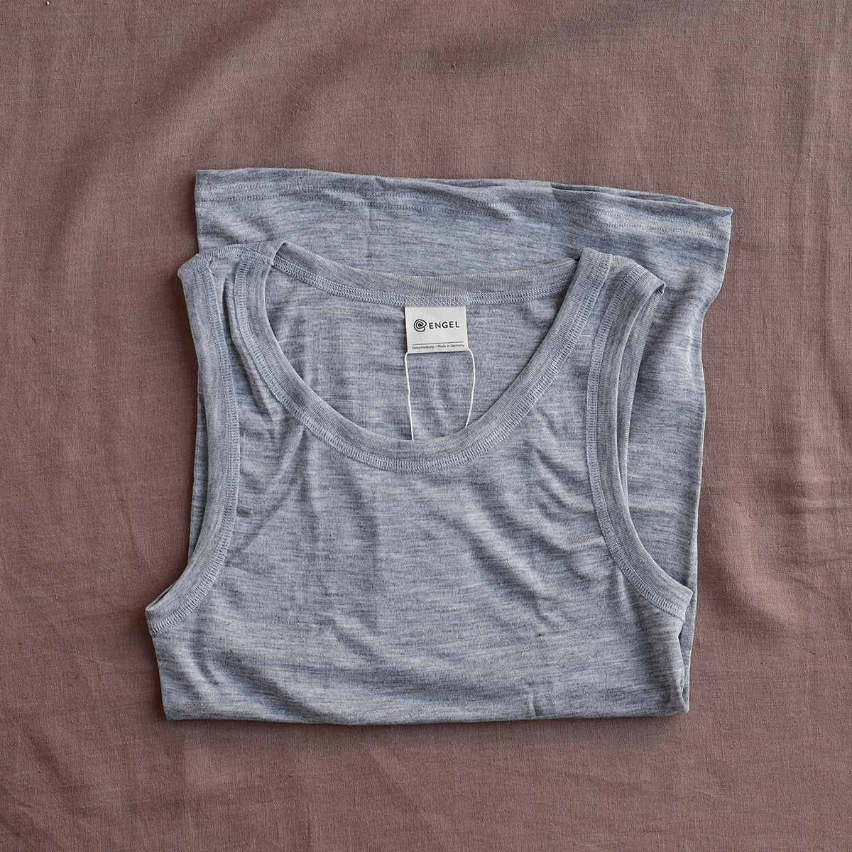 Men's Organic Wool/Silk Sleeveless Vest