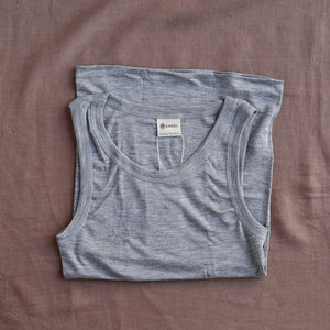 Men's Organic Wool/Silk Sleeveless Vest