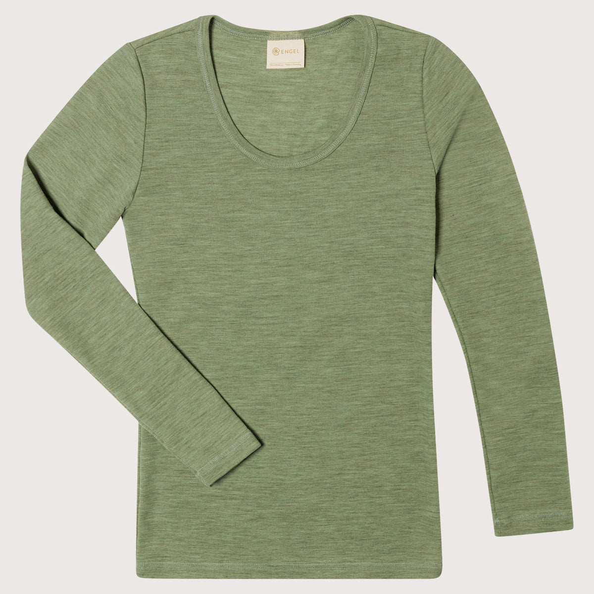 Women's 100% Organic Merino Wool Long Sleeve Top