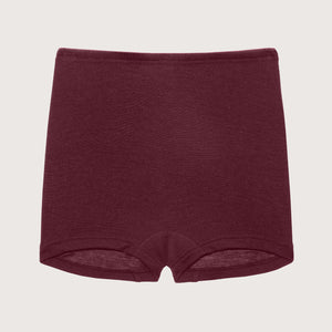 Women's Boy Leg Briefs - Organic Merino/Silk