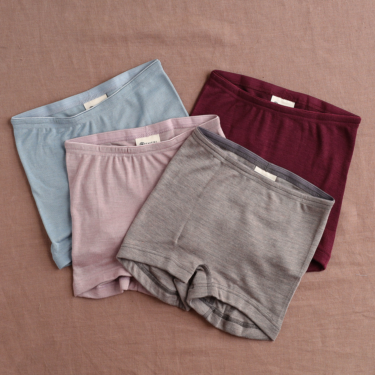 Women's Boy Leg Briefs - Organic Merino/Silk