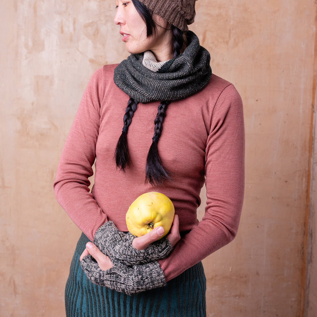 Women's Organic Merino Wool/Silk Long Sleeve Top