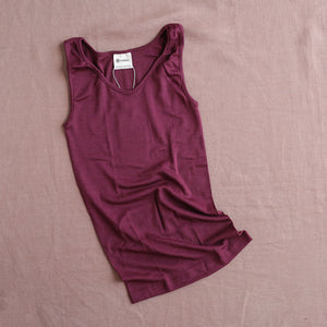 Women's Sleeveless Vest - Organic Merino/Silk